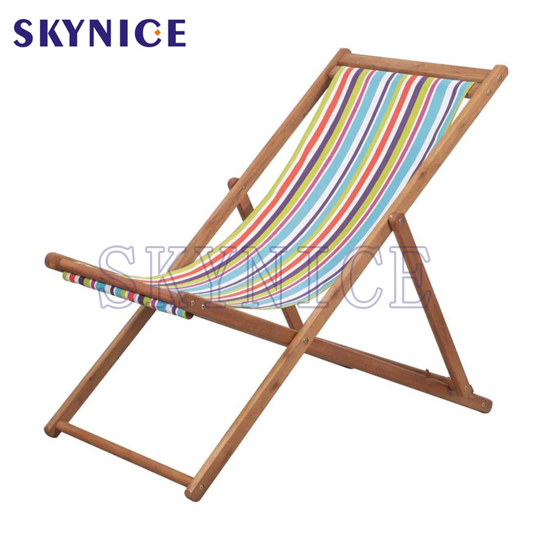 Cadeira tradicional do Deckchair Garden Beach Seaside Deck Chair